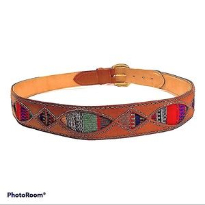 Guatemalan Handcrafted Leather belt